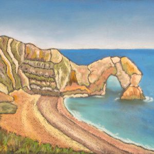 Black Pastel Durdle Door