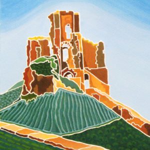 Green Patterns of Corfe Castle