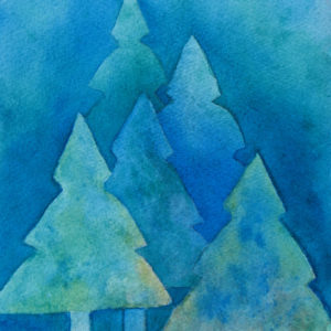 Green Christmas Trees