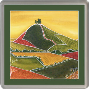 Patterns of Colmer's Hill with green border