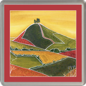 Patterns of Colmer's Hill with red border