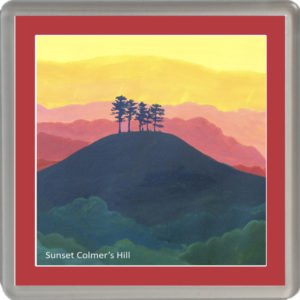 Sunset Colmer's Hill with red border