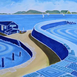 Azure Patterns of the Cobb, Lyme Regis