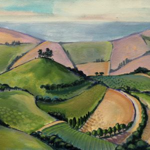 Across to Colmer’s Hill and the Sea