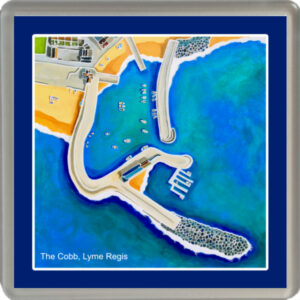 High above the Cobb, Lyme Regis