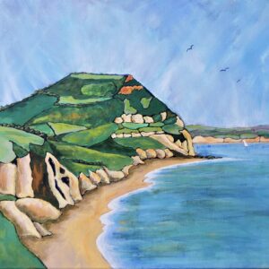 Sailing by Golden Cap