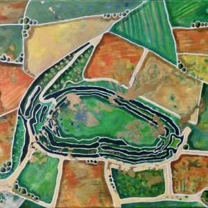 Orange Patterns of Maiden Castle