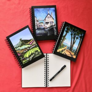 Sketchbooks and Pens