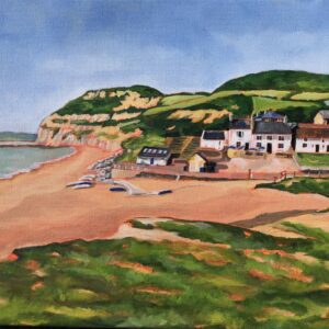 Looking over to Seatown and Golden Cap