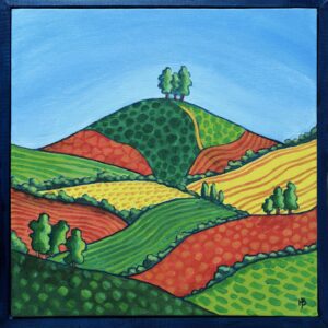 Square Colmer's Hill Red and Green